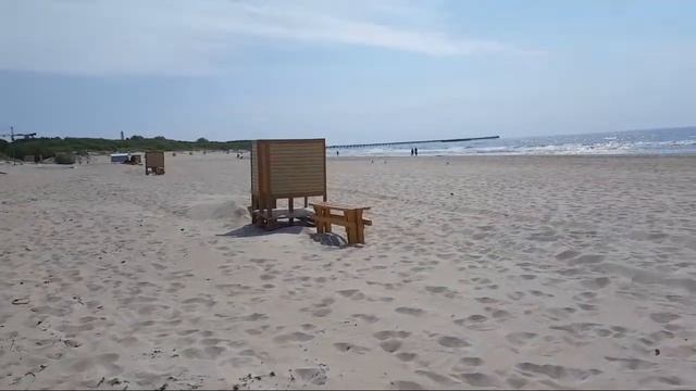 ?????? Palanga Beach from dunes: 2023-06-04 15:45 15C° ?????? смотреть онлайн