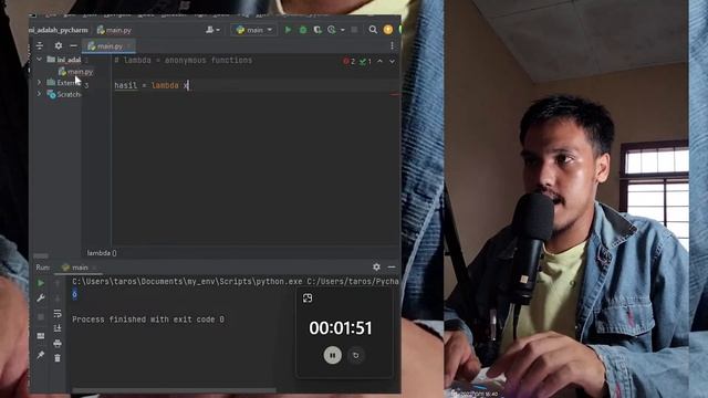 Cara Penggunaan Lambda Python - 3 MENIT CODING смотреть онлайн
