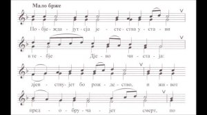 Успеније Богородице, Ирмос (глас 1)