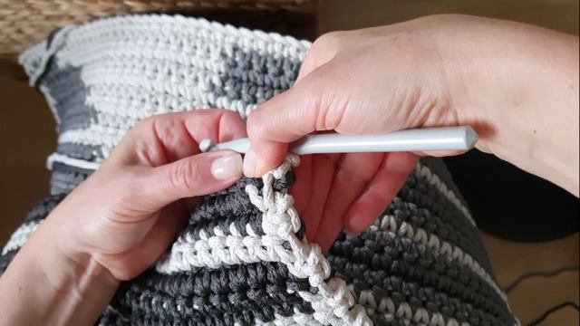 Жаккард. Ровный край ковра / Nina_athome смотреть онлайн