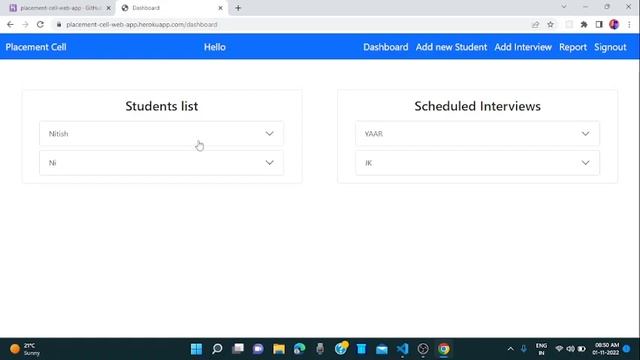 Placement Cell || Backend Skill Test 1 || coding ninjas смотреть онлайн
