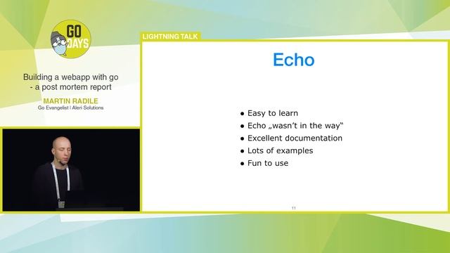 Building a webapp with go - a post mortem report | Martin Radile смотреть онлайн