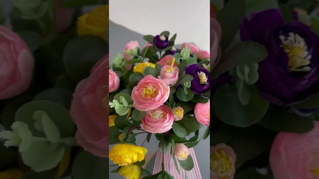 Букет из искусственных цветов 4 смотреть онлайн