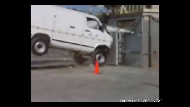 1998-2003 Dodge Ram Van NHTSA Full-Overlap Frontal Crash Test