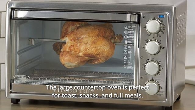 Black+Decker WCR-076 Rotisserie Toaster Oven, 9X13 Review смотреть онлайн
