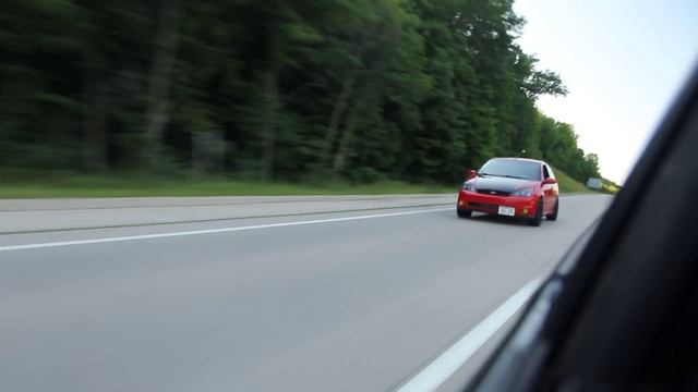 Jay Spill's 1g DSM Vs.  Stolle's Turbo Focus Highway Pull