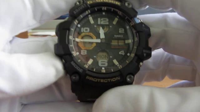 Casio G-Shock GSG-100-1A3 Mudmaster видео обзор настройка