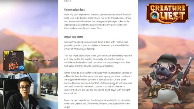 [Creature Quest] Dungeon Challenge Offense Guide смотреть онлайн