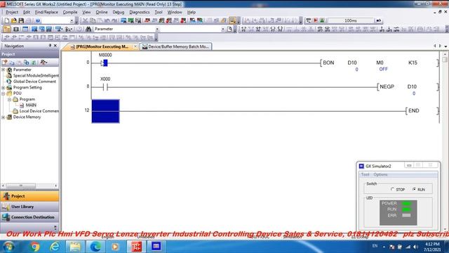 Positive Binary Value Convert Negative Binary Value # Mitsubishi Plc Programming, смотреть онлайн