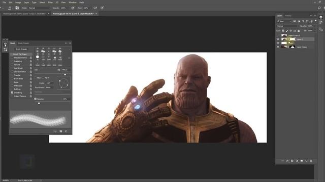 How to Create DUST EFFECT From INFINITY WAR Photoshop Disintegration Effect Tutorial смотреть онлайн