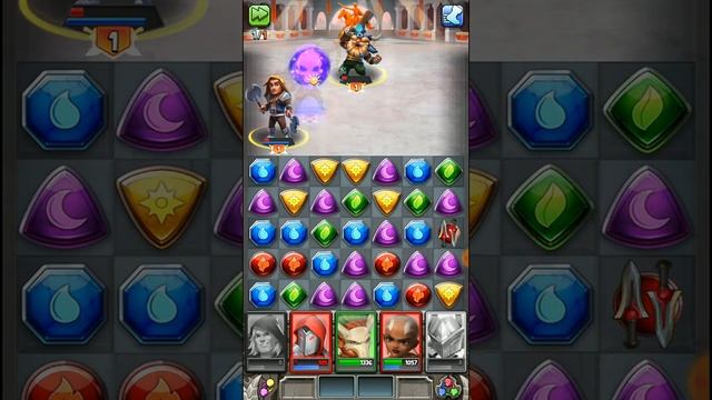 Dragon Strike: Puzzle RPG (Прохождение Драконьей башни) смотреть онлайн