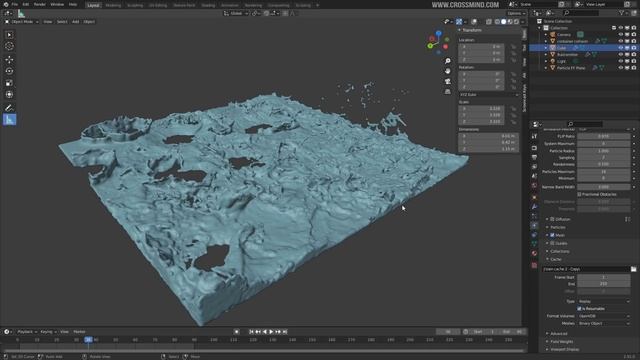 Chapter 5 - Mantaflow Rain / Blender смотреть онлайн