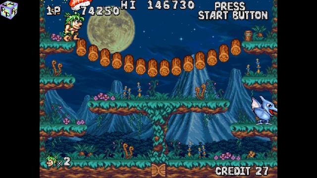 Arcade longplay - Joe & Mac Returns смотреть онлайн