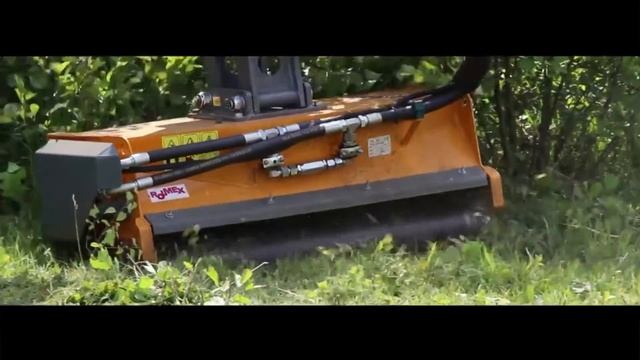 Экскаваторный мульчер-косилка для травы и кустов GHL смотреть онлайн