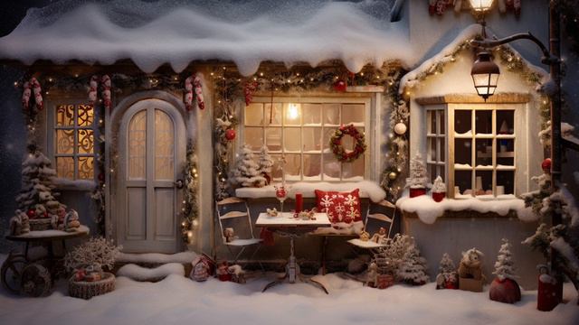 TV Art Screensaver | Enchanted Christmas Decoration смотреть онлайн