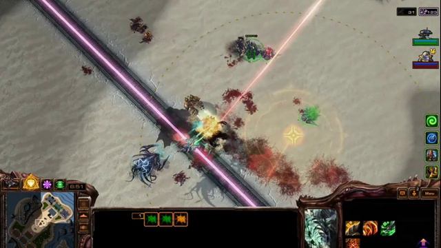 Starcraft 2 Commanders Direct Strike Dehaka + Swann Weekly Brawl Strategy смотреть онлайн