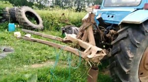 Замена резины на МТЗ 80, ставим резину от МТЗ 1221.