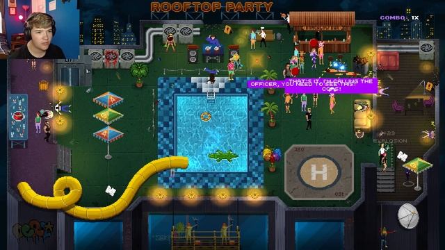 Blow Out Pool Massacre - Party Hard Funny Moments #5 смотреть онлайн