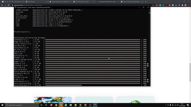 Instalasi TensorFlow2 untuk Anaconda Python смотреть онлайн