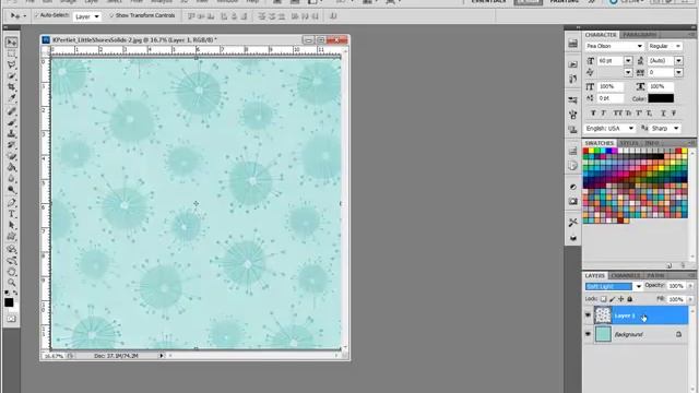 Blending Patterns and Textures with Photoshop and PSE смотреть онлайн