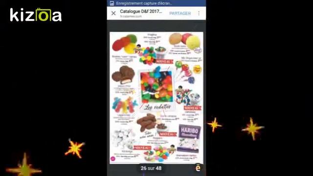 Montage Vidéo Kizoa: catalogue douceurs et friandises смотреть онлайн