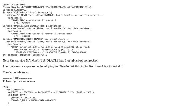DevOps & SysAdmins: Can't connect to oracle remotelly смотреть онлайн