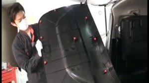 Обшивка двери багажника Honda Freed