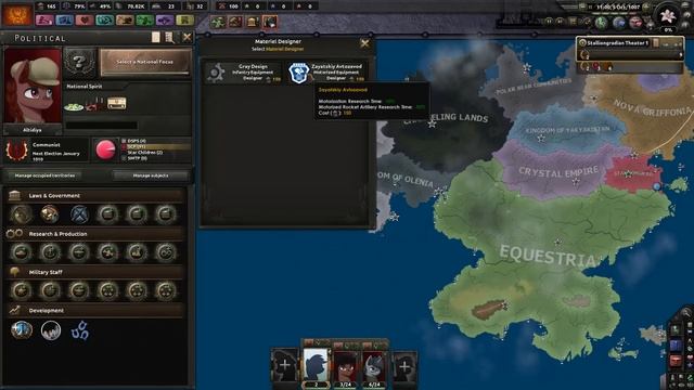HOI4: Equestria at War - Dark Wing's Stalliongrad #1 - Meet Our Glorious Leader смотреть онлайн