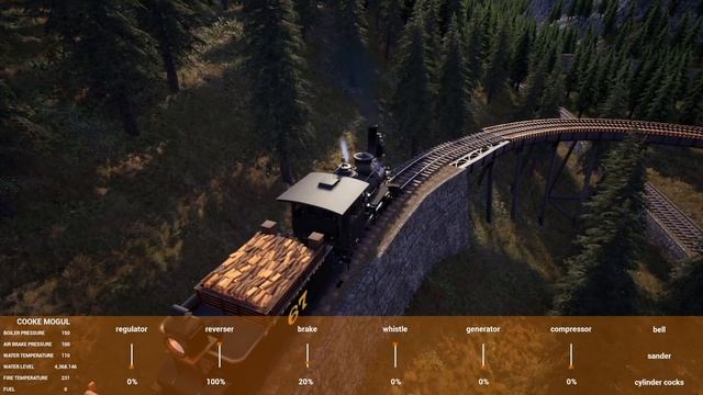 Railroads Online! ep10 | Crazy Train, Cooke Mogul + 20 cars down steep grade to the smelter смотреть онлайн