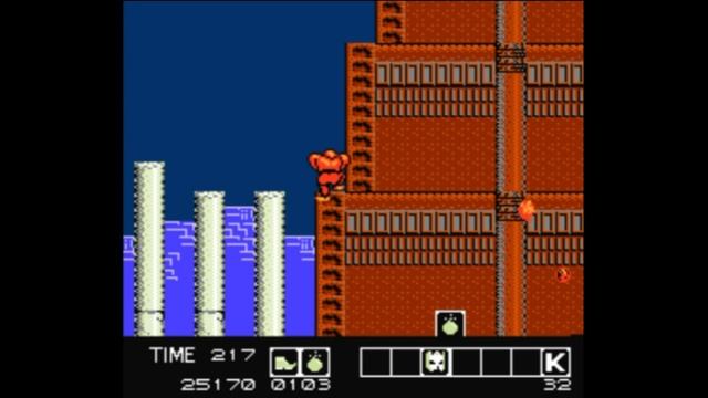 Dendy (Famicom,Nintendo,Nes) 8-bit Karnov Stage 6