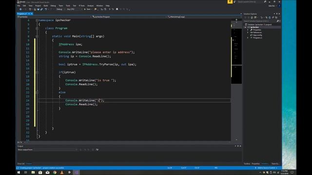 C# Check I.P address смотреть онлайн
