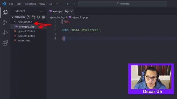 php con visual studio code