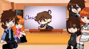 Drama AU react to original Aftons | part 2/? | C.C. Afton | FNaF | Afton Family |