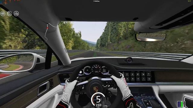 Porsche Panamera Turbo Nürburgring 7.55.046 | Assetto Corsa смотреть онлайн