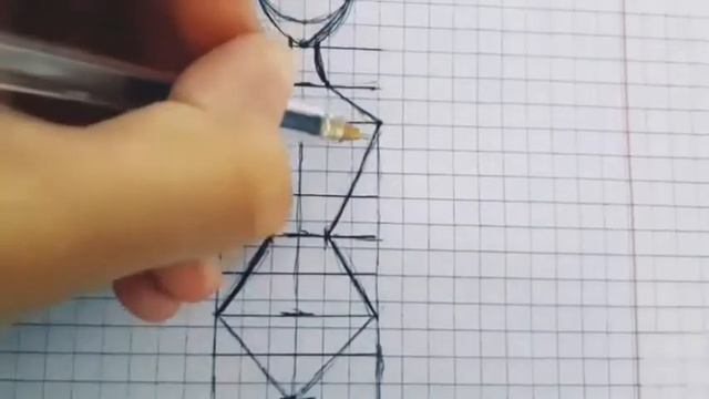 Как нарисовать человека/девушку быстро,просто и красиво!