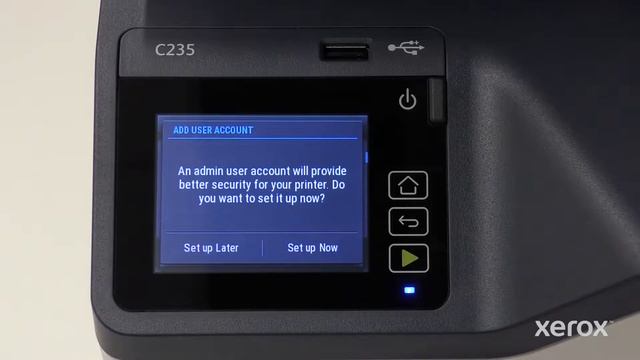 Xerox® C235 Color Multifunction Printer Power On and Wi-Fi Setup смотреть онлайн