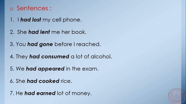 Use Past Perfect Tense in English speaking L-11 смотреть онлайн