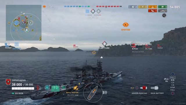 Riga World of Warships: Legends #wowslegends #collamaple6 смотреть онлайн