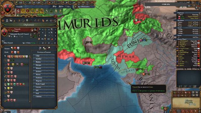 Лига: Осенняя жара | На Тимуриде #3 | Мультиплеер | Europa Universalis 4 смотреть онлайн