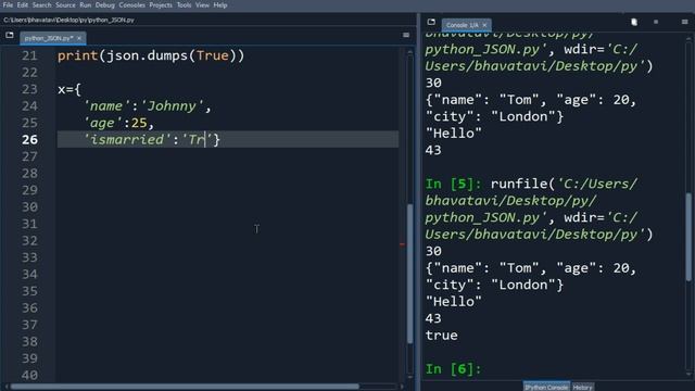 How to Write JSON in Python | How to use JSON Function in Python? смотреть онлайн