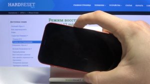 Вход в режим восстановления на iPhone 12 mini / Как войти в Recovery mode на iPhone 12 mini?