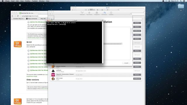 How To install Qt / NGL on a new Mac Pt1 смотреть онлайн