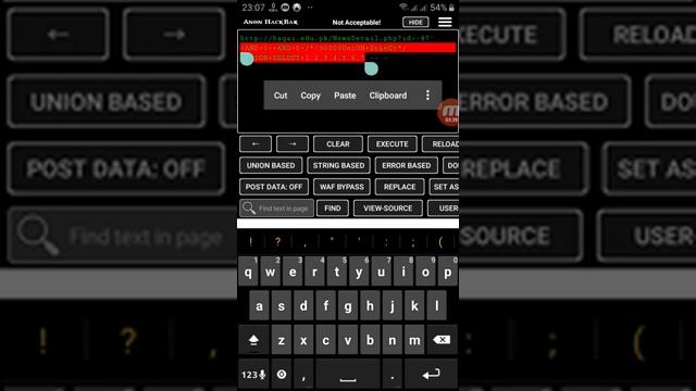 SQLi Mod security Bypass Android смотреть онлайн