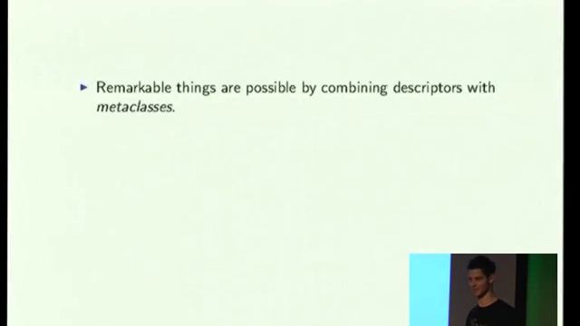 Descriptors: attribute access redefined by Fraser Tweedale смотреть онлайн