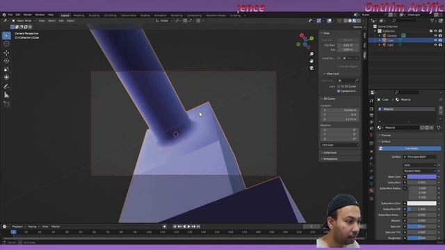 Fix normal between flat and smooth shading in Blender смотреть онлайн