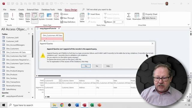 Understanding and Troubleshooting Append Queries in Access смотреть онлайн
