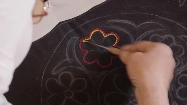 ТУШ КИЙИЗ I ВТОРОЙ УРОК I ВИДЫ ИСПОЛЬЗУЕМЫХ НИТОК И КРЮЧКОВ КЕРМЕ I ОСНОВНЫЕ ТЕХНИКИ ВЫШИВАНИ смотреть онлайн