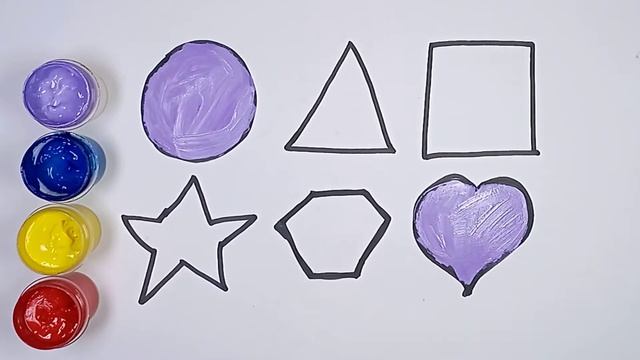 Drawing shapes for children | Рисование фигур для детей | बच्चों के लिए आकृतियाँ बनाना смотреть онлайн