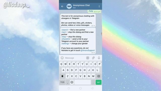 CARA CHATTINGAN DI ANONYMOUS BOT || TELEGRAM смотреть онлайн