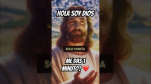 DIOS TE PIDE 1 MINUTO HOY. NO LO IGNORES… ?❤️.. #diosesbueno #dios #biblia #jesus #oracion